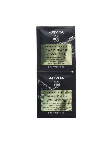 Apivita Express Beauty Máscara de Limpeza Profunda 2x8ml