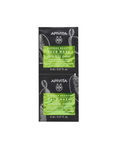 Apivita Express Beauty Máscara Hidratante e Apaziguadora 2x8ml