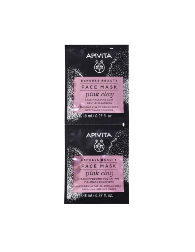 Apivita Express Beauty Máscara Limpeza Suave  2x8ml