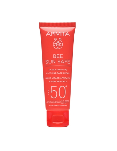 Apivita Bee Sun Safe Creme Apaziguante Hidra Sensivel SPF50 50ml
