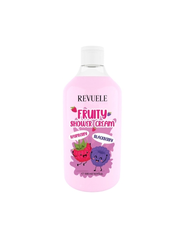Revuele Fruity Shower Cream Raspberry and Blackberry 500ml