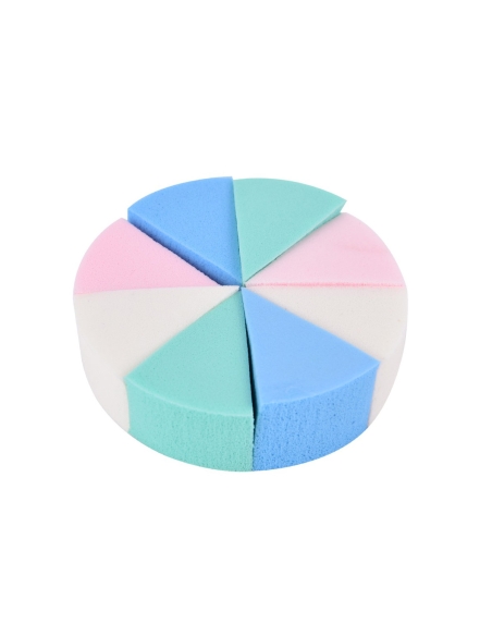 IAM Conjunto de Esponjas Triangulo de Maquilhagem x8