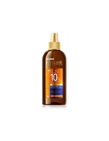 Eveline Cosmetics Sun Amazing Oils Sun Care Oil With Tan Accelerator SPF10 150ml