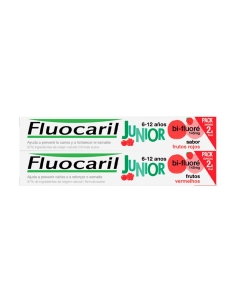 Fluocaril Junior Duo Gel Dentifrico Frutos Vermelhos 6... 2