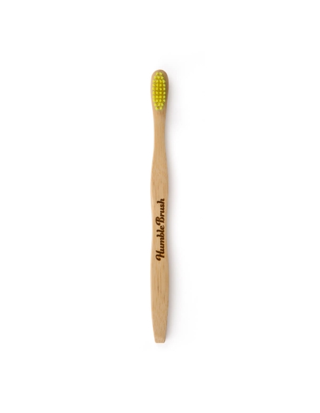 The Humble Co. Escova de Dentes de Bambu Adulto Suave Amarelo
