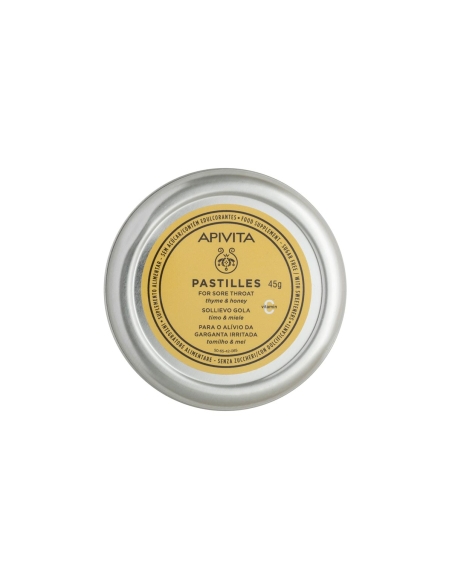Apivita Pastilhas Tomilho e Mel 45g