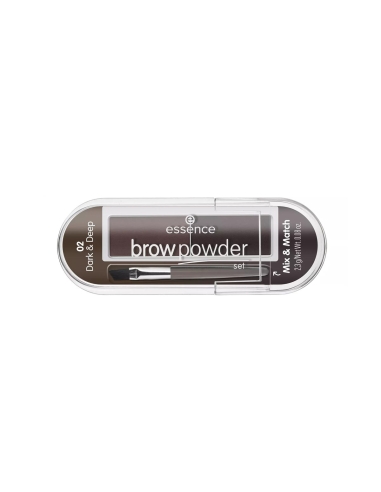 Essence Brow Powder Set 02 Dark and Deep 2,3g