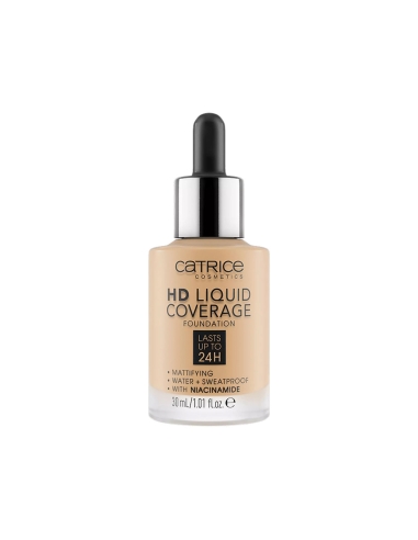 Catrice HD Liquid Coverage Foundation 036 Hazelnut Beige 30ml