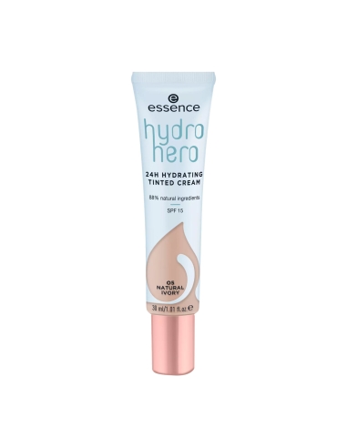 Essence Hydro Hero 24h Hydrating Tinted Cream SPF15 05 Natural Ivory 30ml