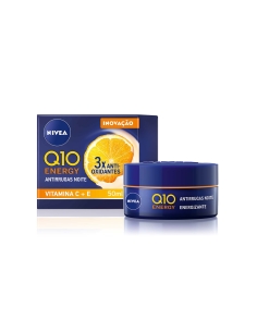 Nivea Q10 Energy Antirrugas Creme Rosto de Noite 50ml 2