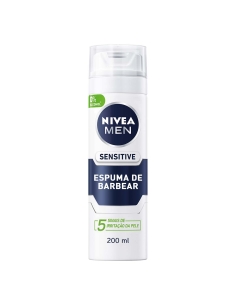 Nivea Men Espuma Barbear Sensitive 200ml 2