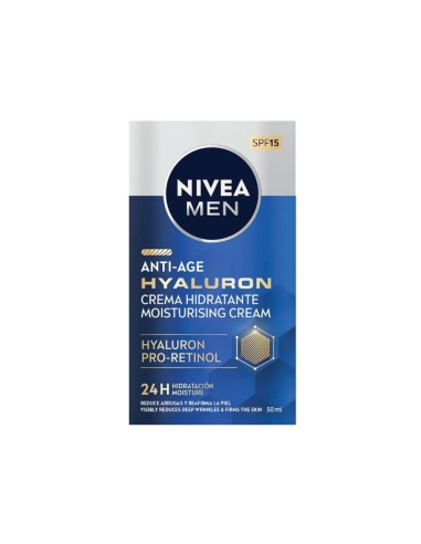 Nivea Men Anti-Age Hyaluron Creme Hidratante SPF15 50ml