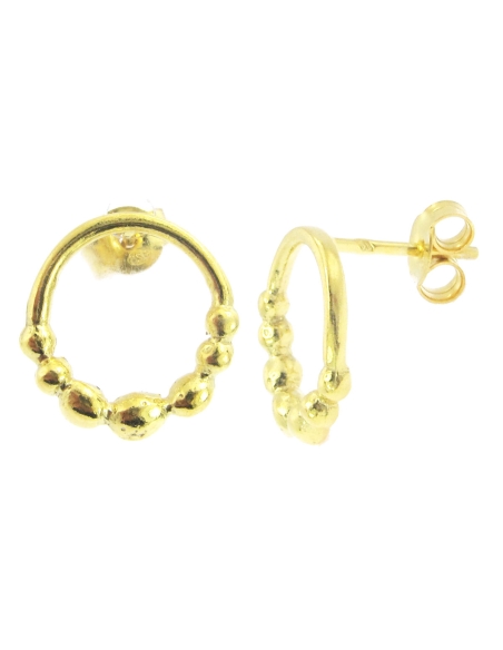 MRio Margot Brincos Prata Dourada Argola Esferas