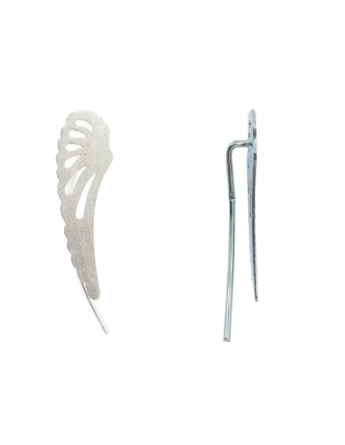 MRIO Classic Brincos Prata Asa de Anjo