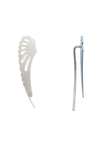 MRIO Classic Brincos Prata Asa de Anjo