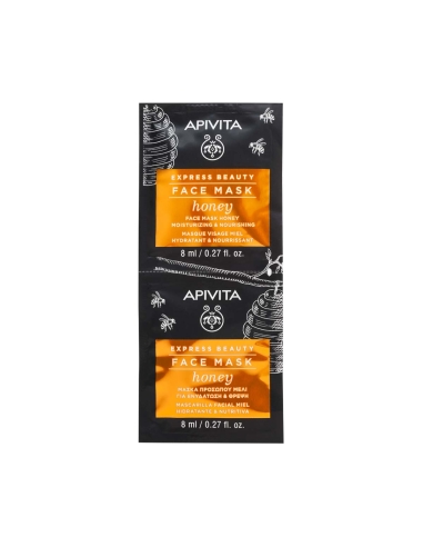 Apivita Express Beauty Máscara Hidratante e Nutritiva 2x8ml