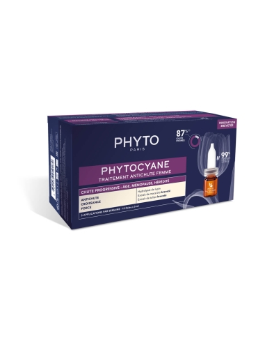 Phyto Phytocyane Cuidado Queda Progressiva Mulher 12x5ml