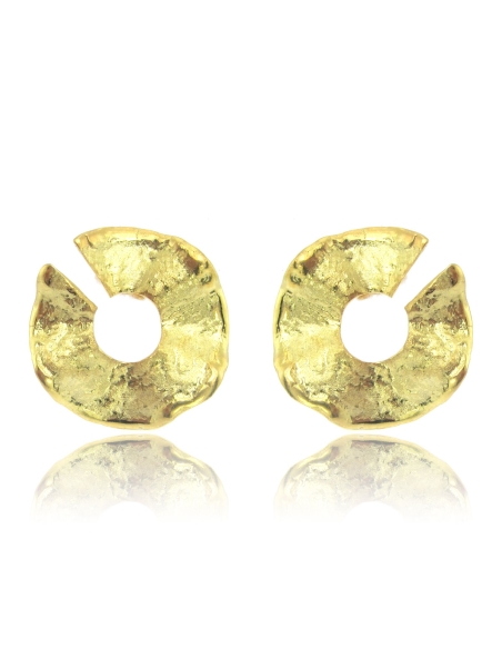 MRio Spirit Brincos Prata Dourada Inca