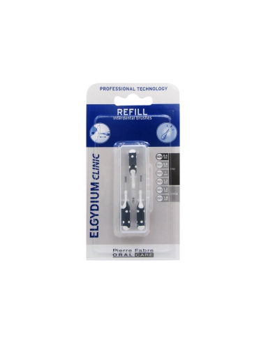 Elgydium Clinic Recargas Escovilhão Fino 0,6mm x3