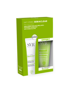 SVR Pack Sebiaclear Mat Pores e Gel Moussant 2