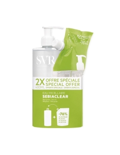 SVR Pack Sebiaclear Água Micelar Purificante e Recarga