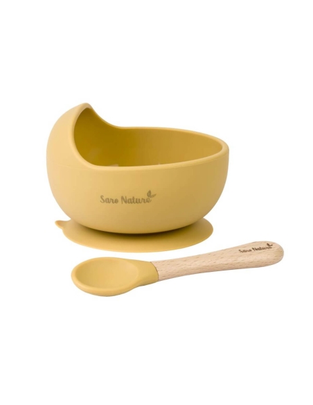 Saro Set Alimentação Nordic Wave Amarelo