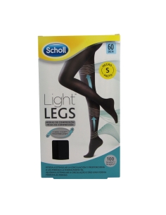 Scholl Light Legs Meias de Compressão 60Den Preto Small