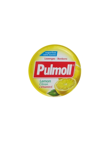 Pulmoll Pastilhas de Limão Cidreira com Vitamina C Sem Açúcar 45g