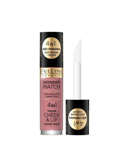 Eveline Wonder Match 4in1 Cheek and Lip 02 4,5ml