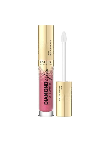 Eveline Cosmetics Lip Gloss Diamond Glow Luminizer 09 Peach Cream 4.5ml