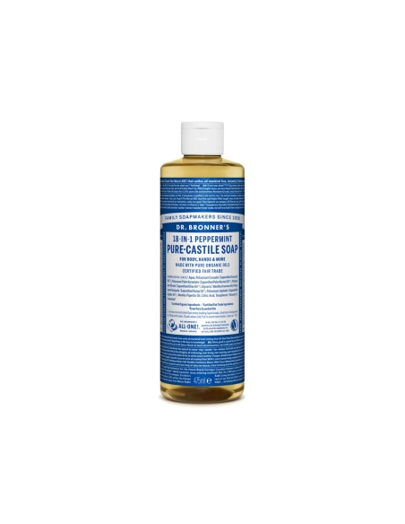 Dr. Bronner´s Sabonete Líquido Biológico Hortelã-Pimenta 475ml