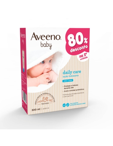 Aveeno Duo Baby Daily Care Loção Hidratante 150ml
