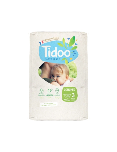 Tidoo Fraldas 3M (4-9Kg) 56 unidades