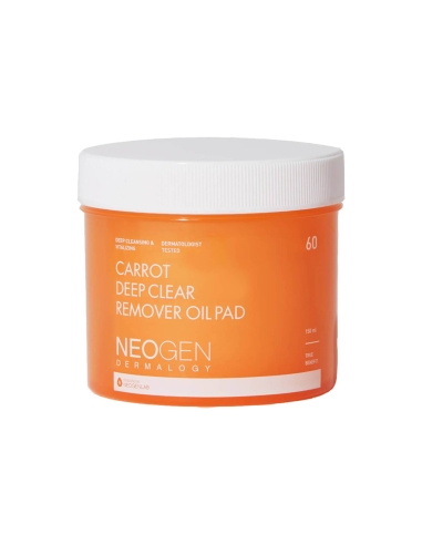 Neogen Dermalogy Carrot Deep Clear Oil Pad 60uni