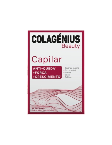 Colagénius Beauty Capilar 30 Cápsulas