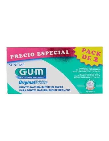 GUM Original White Duo Pasta de Dentes Branqueadora 75ml