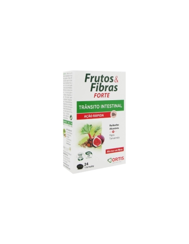 Ortis Frutos e Fibras Efeito Rápido 24 Comprimidos