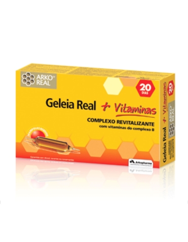 ArkoReal Geleia Real Vitaminas 20 Ampolas