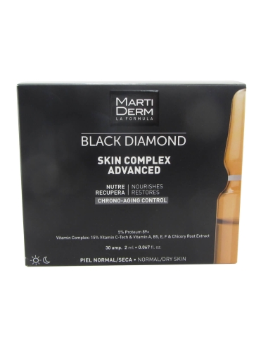MartiDerm Black Diamond Skin Complex Ampolas 30x2ml