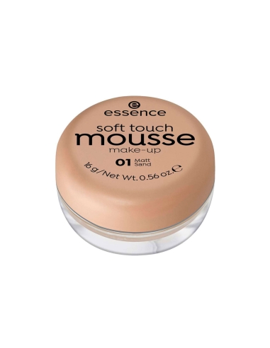 Essence Soft Touch Mousse Make-Up 01 Matt Sand 16g