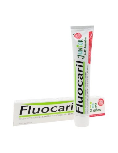 Fluocaril Junior Gel Dentifrico Frutos Vermelhos 6 -12 anos 75ml