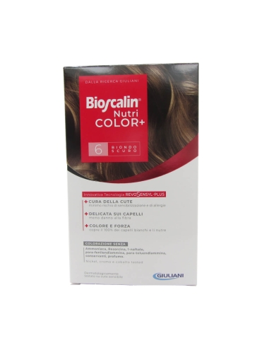 Bioscalin NutriColor Coloração Permanente 6 Louro Escuro