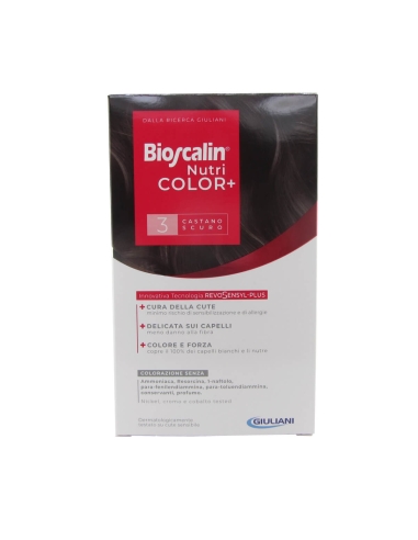 Bioscalin NutriColor Coloração Permanente 3 Castanho Escuro