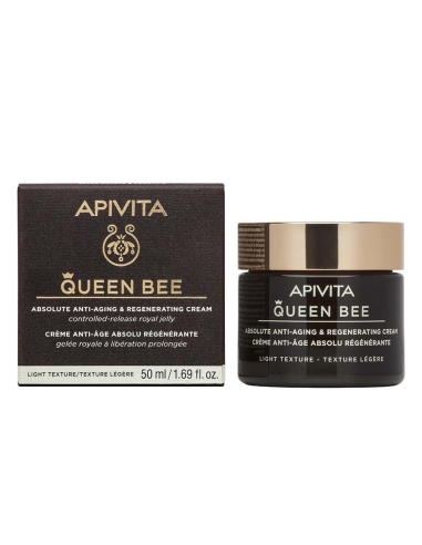 Apivita Queen Bee Creme Antienvelhecimento Absoluto e Rejuvenescedor Textura Ligeira 50ml