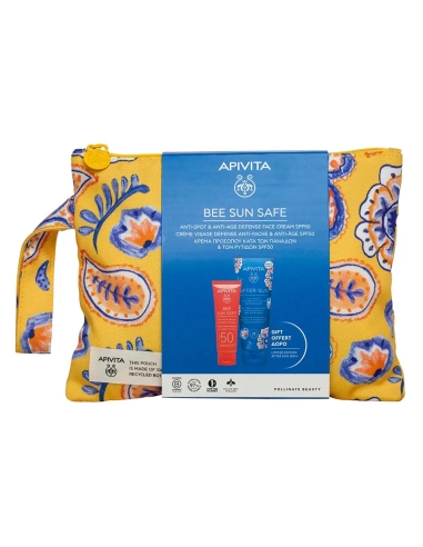 Apivita Pack Bee Sun Safe Creme de Rosto Defesa Antimanchas e Antienvelhecimento SPF50