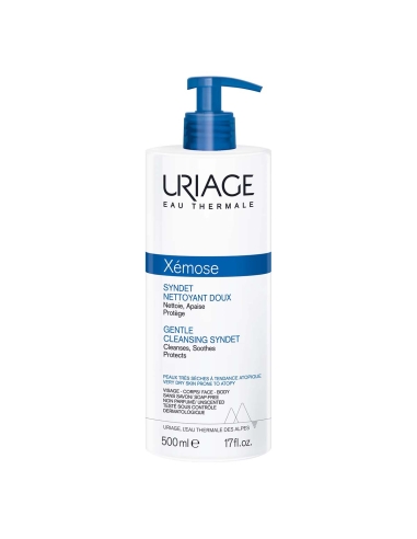 Uriage Xémose Syndet de Limpeza Suave 500ml