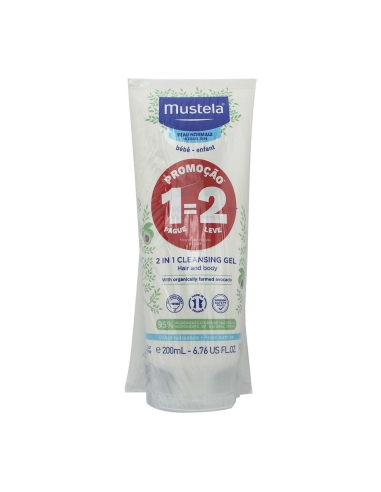 Mustela Pack 2 em 1 Cabelo e Corpo 2x200ml