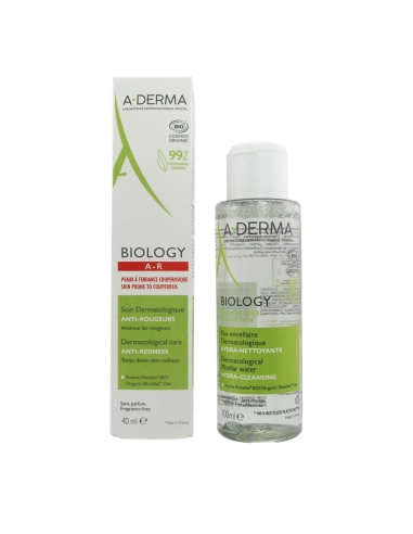 A-Derma Pack Biology A-R 40ml e Biology Água Micelar 100ml