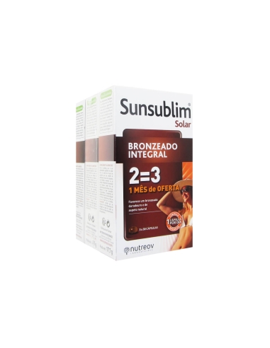 Nutreov Sunsublim Bronzeado Integral 3x30caps