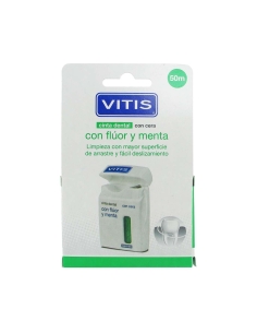 Vitis Fita Dentária Encerado Menta e Fluor 50m